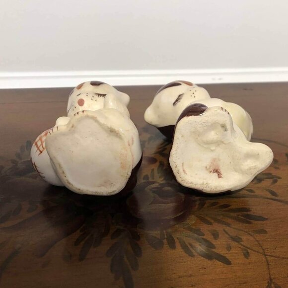 California pottery - deLee Art  ceramic chipmunk figural planter pair - Picture 9 of 9